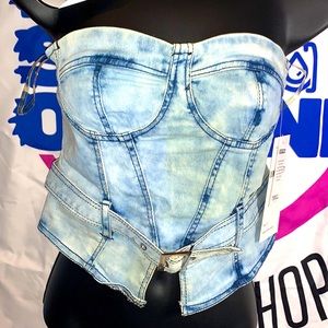 Thrill Jean Denim Corset